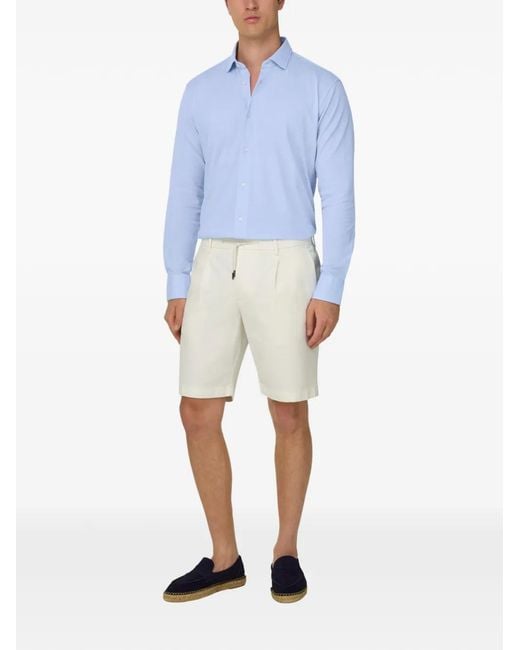 Boggi Blue Button Shirt for men