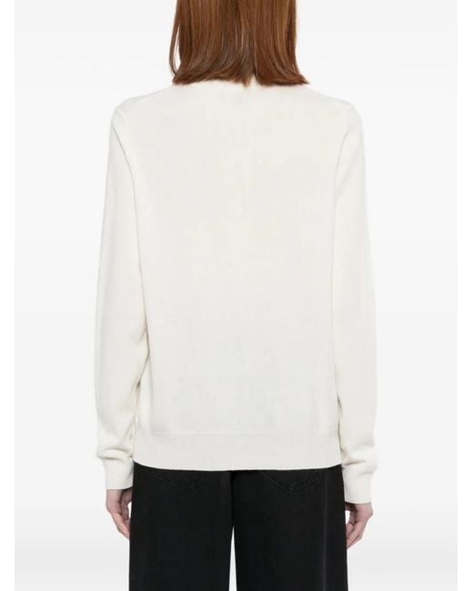 N.Peal Cashmere White Alisa Cardigan
