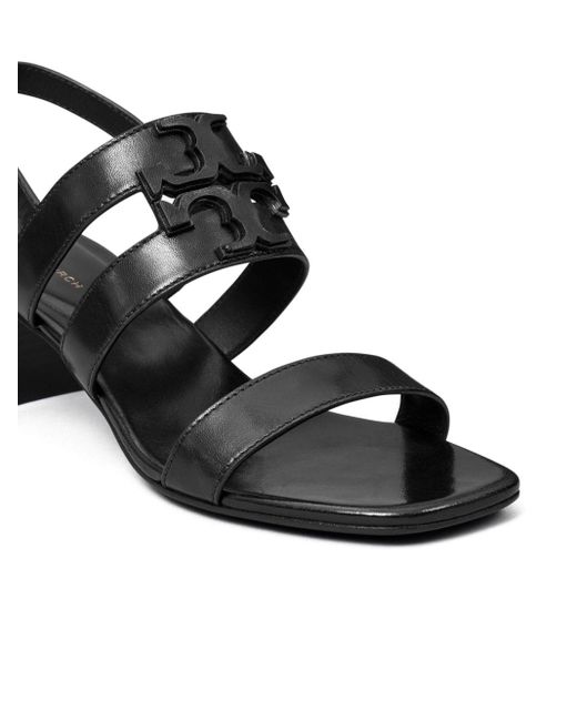 Tory Burch Black Ines 55mm Leather Sandals