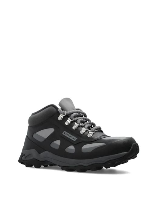 Givenchy Black Hiking Boot Shoes for men