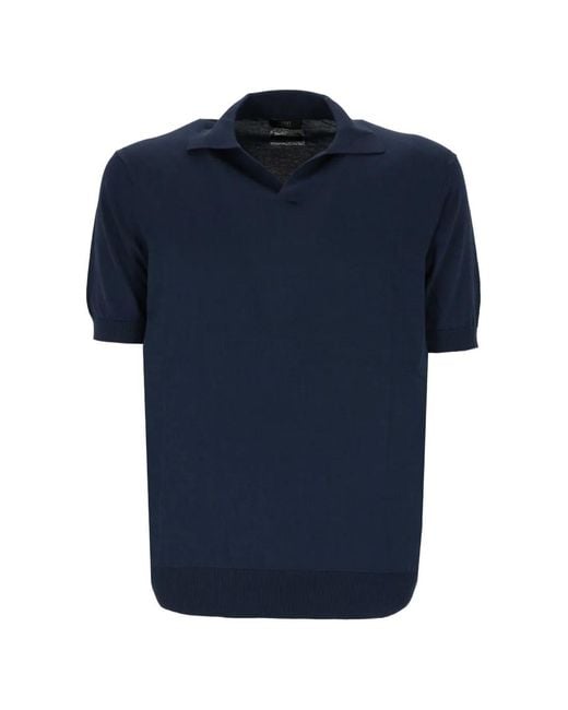Hōsio Blue T-Shirt À Manches Courtes for men