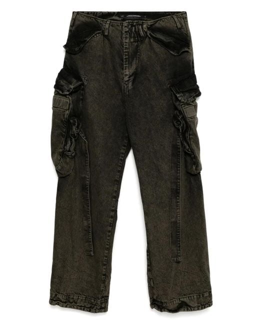 Julius Black Gasmask Cargo Trousers for men