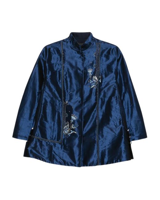 Shiatzy Chen Blue Scope-Of-Curve Jacket