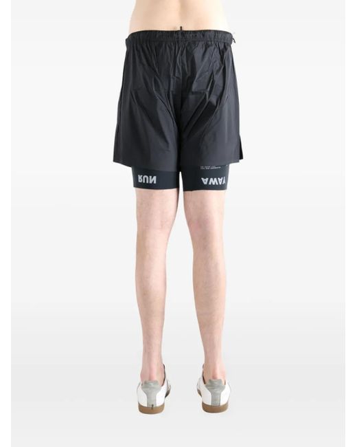 Satisfy TechSilkTM 5" layered shorts in Black für Herren