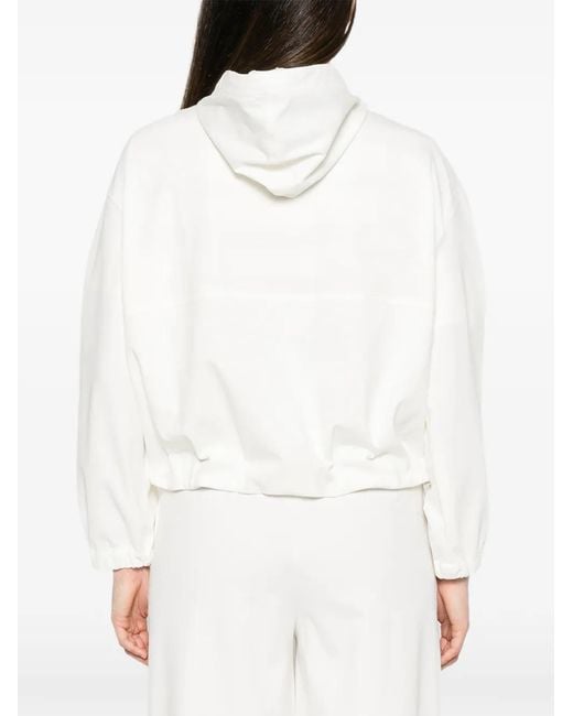 Panicale White Veste À Capuche