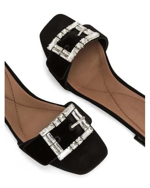 Dolce & Gabbana Black Dolce & Gabbana Flat Shoes