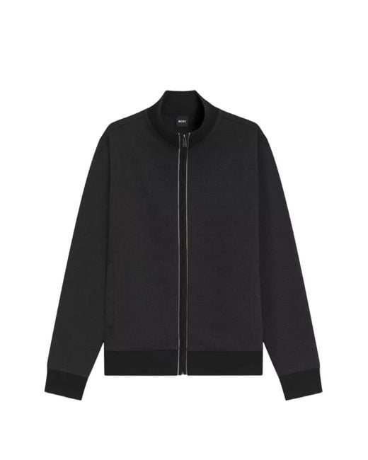 Boss Black Sweat À Fermeture Zippée for men