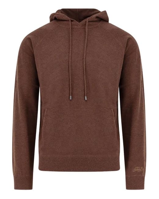 Mc2 Saint Barth Willbur Hoodie mit Beuteltasche in Brown für Herren