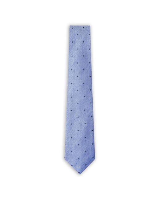 Hackett Blue Polka-Dot Twill Tie for men