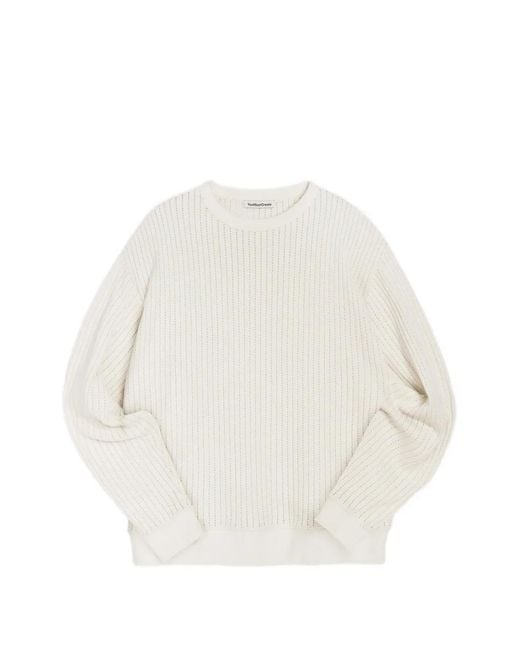 YMC White Sweat-Shirt Fauss À Col Rond for men