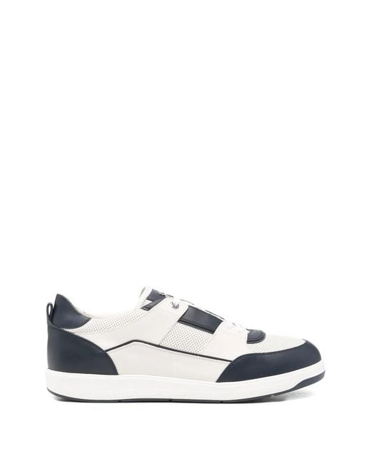 Stefano Ricci White Lace-Up Sneakers for men