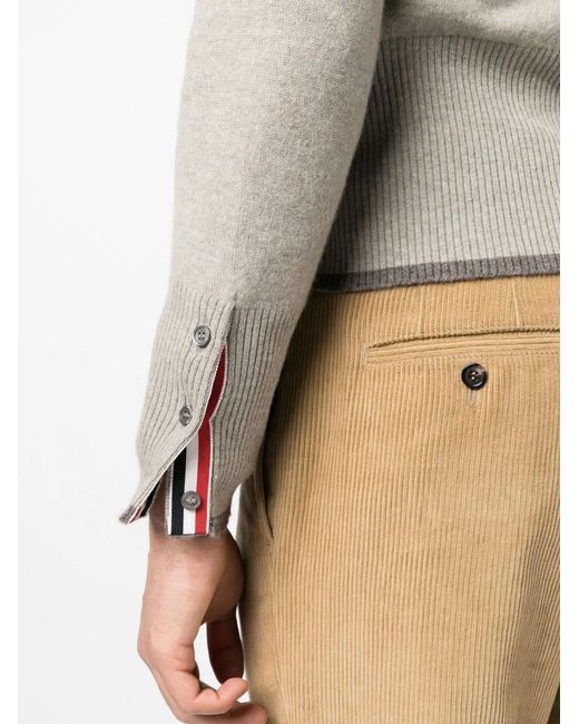 Thom Browne Gray Sweaters for men