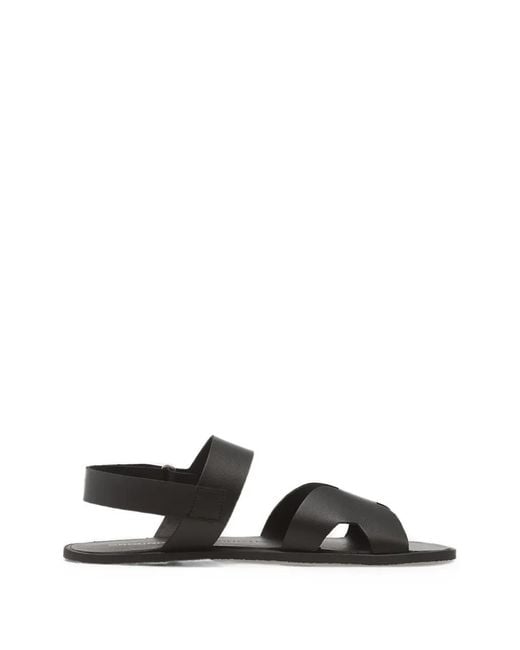 Groundies White Touch-Strap Sandals