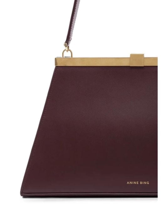 Anine Bing Purple Anine Bag Smooth Leather