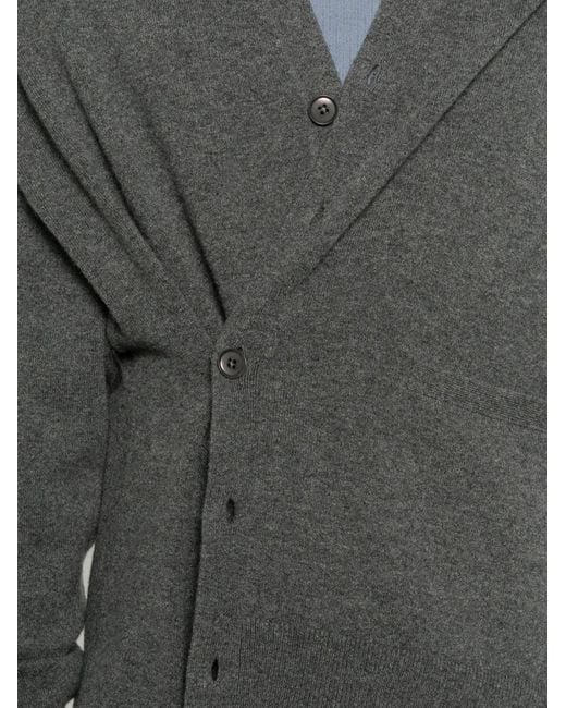 Extreme Cashmere Gray Tokio V-Neck Cardigan