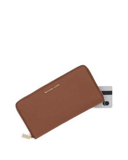 MICHAEL Michael Kors Brown Slim Za Continental Wallet
