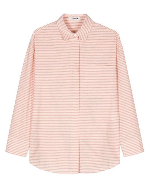 Aeron Pink Flint Striped Shirt