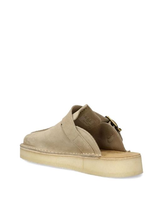 Clarks Natural Trek Mule Suede Slippers