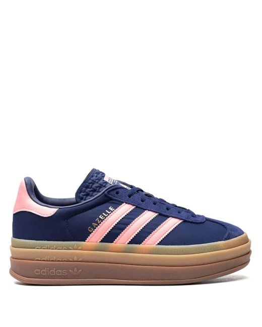 adidas gazelle silver green womens adidas Originals Gazelle Bold Junior - Blue main image 0