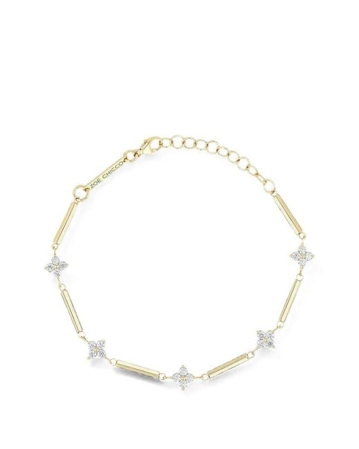 Zoe Chicco Metallic Diamond Bracelet