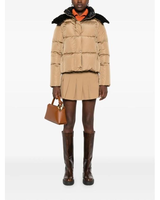 Moncler Natural Castelnou Short Down Jacket