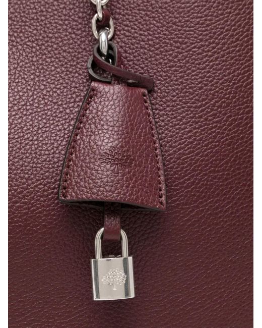 Mulberry Purple Lily Tote Bag