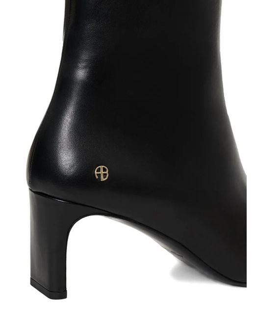 Anine Bing Black Jayden Ankle Boots
