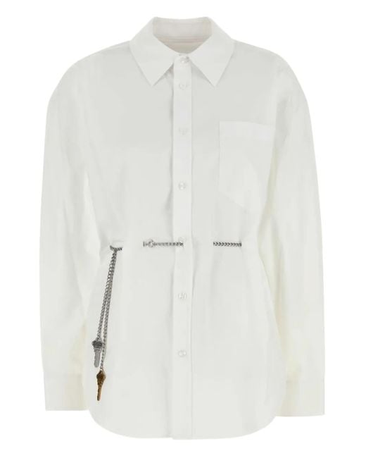 Alexander Wang White Poplin Shirt