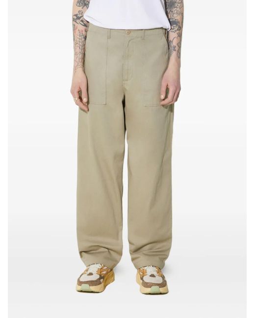 Pantalones con bolsillos de parche Universal Works de hombre de color Natural