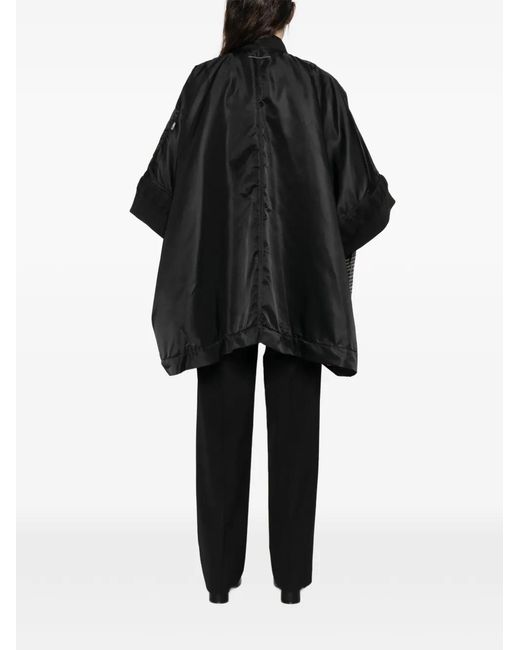 MM6 by Maison Margiela Black Zip-Fastening Jacket