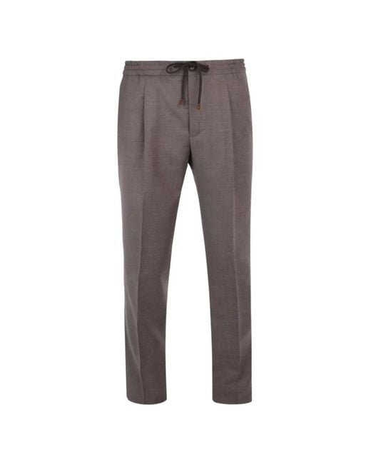 Pantalones Con Cordones Slowear de hombre de color Gray