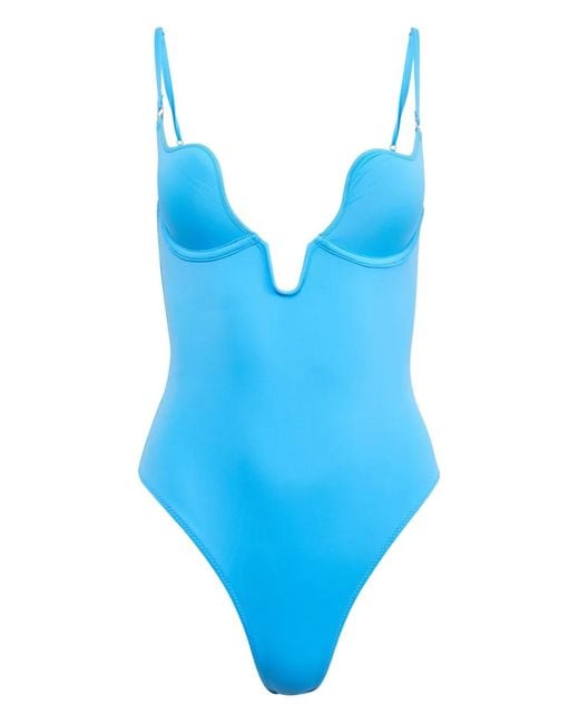 Fleur du Mal Blue Seduce Swimsuit