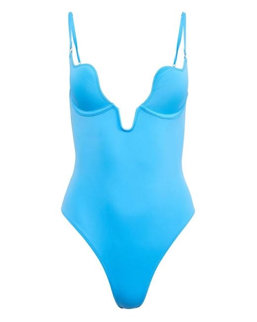 Fleur du Mal Blue Seduce Swimsuit