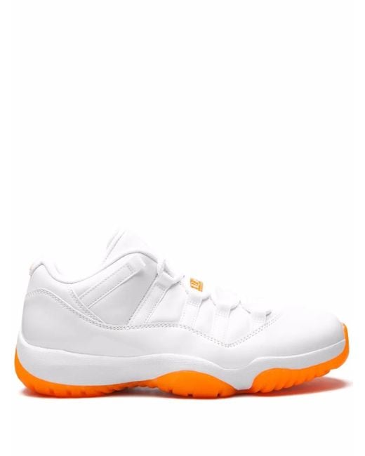 Nike White Air 11 Low "Bright Citrus" Sneakers