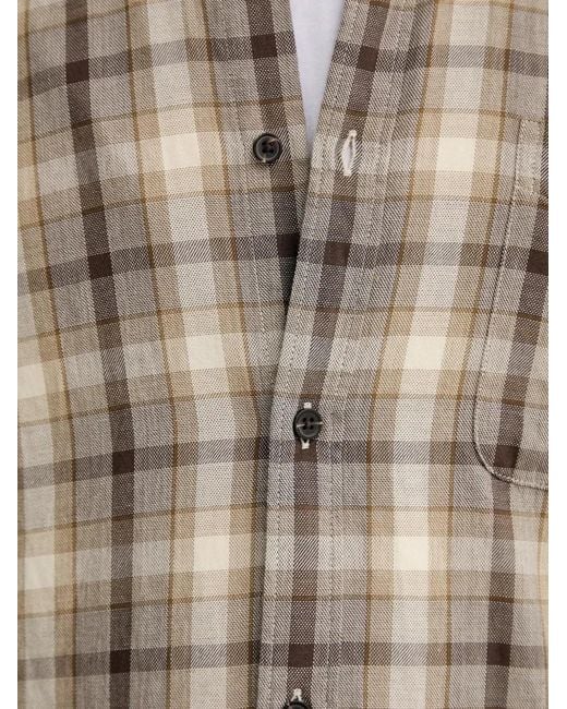 Les Deux Natural Kent Check-Pattern Shirt for men