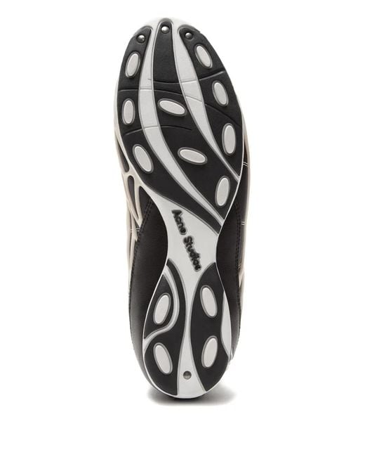 Acne Black Leather Sneakers