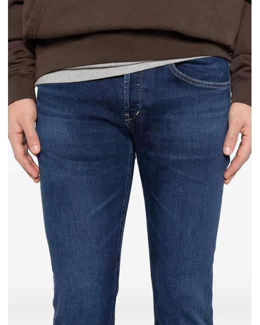 Dondup Blue Five-Pocket Jeans for men