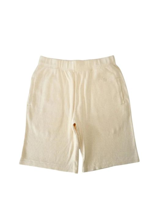 Chrome Hearts Natural Embroidered Shorts for men