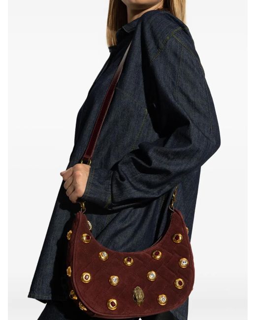 Kurt Geiger Brown Small Kensington Tote Bag