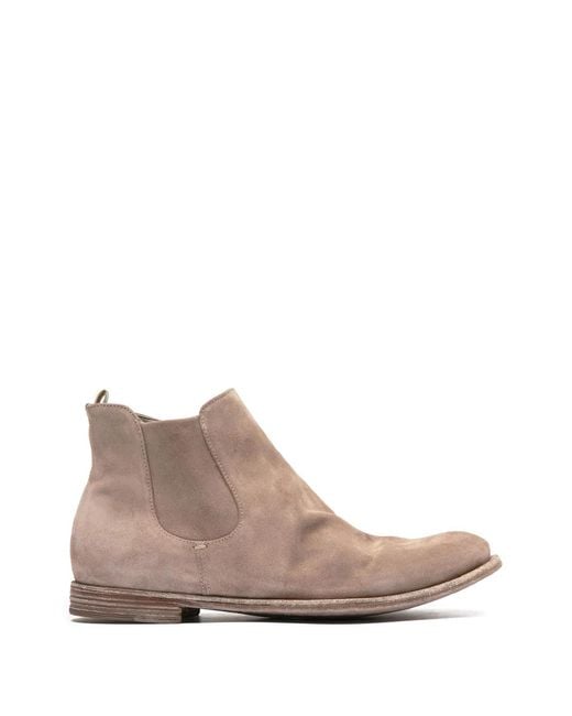 Officine Creative Brown Archive 514 Chelsea Boots for men