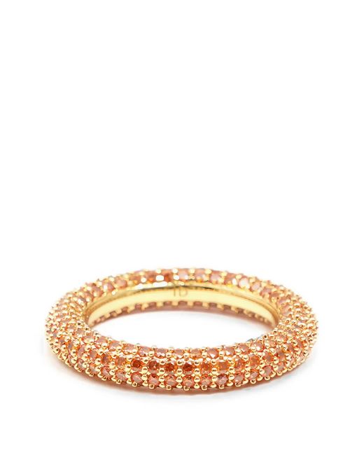 Izabel Display White Bague En Or À Design Pavé