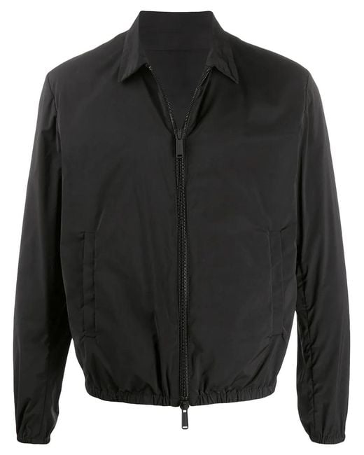 DSquared² Black Logo Print Bomber Jacket for men