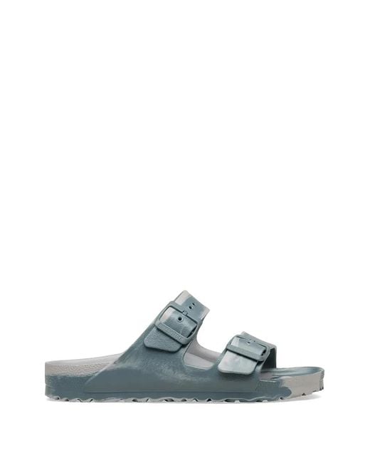 Birkenstock Blue Arizona Buckle-Fastening Slides for men