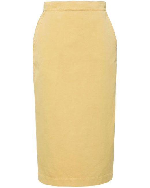 Jupe mi-longue Denver Max Mara en coloris Yellow