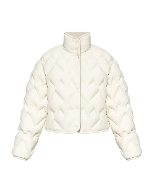 Moncler White Senevee Quilted Puffer Jacket