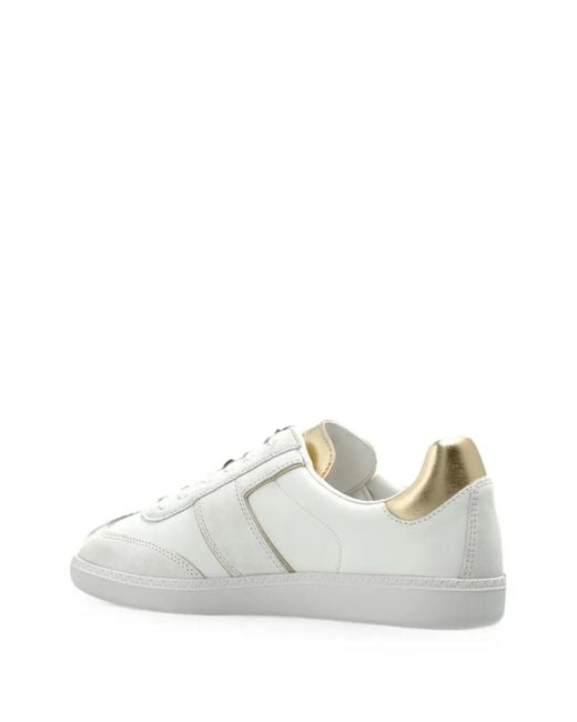 MICHAEL Michael Kors White Jovie Leather Sneakers