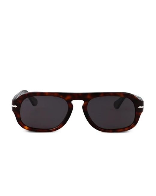 Persol Black Tortoiseshell-Pattern Sunglasses for men