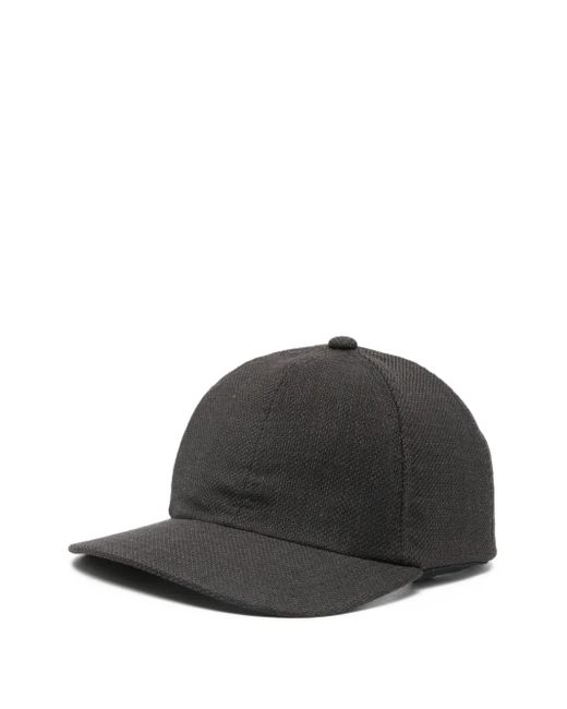 Sunspel Gray Wool Baseball Hat for men