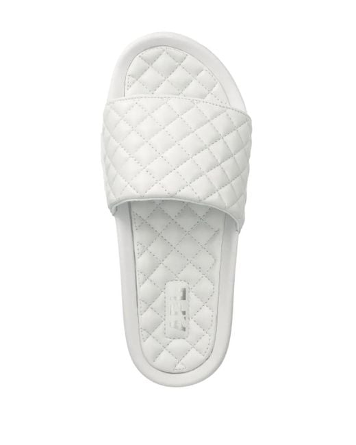 Athletic Propulsion Labs White Lusso Slides