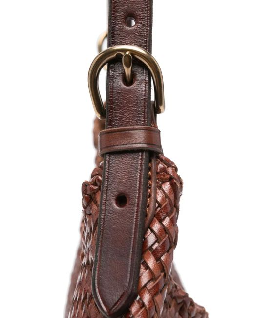 Dragon Diffusion Brown Luna Mezza Shoulder Bag